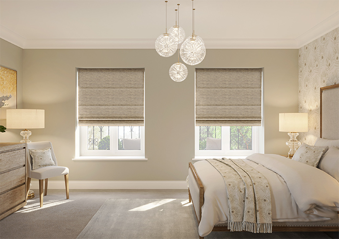 Mirdif, Speckled Hen - Motorised Roman Blind - Image 8